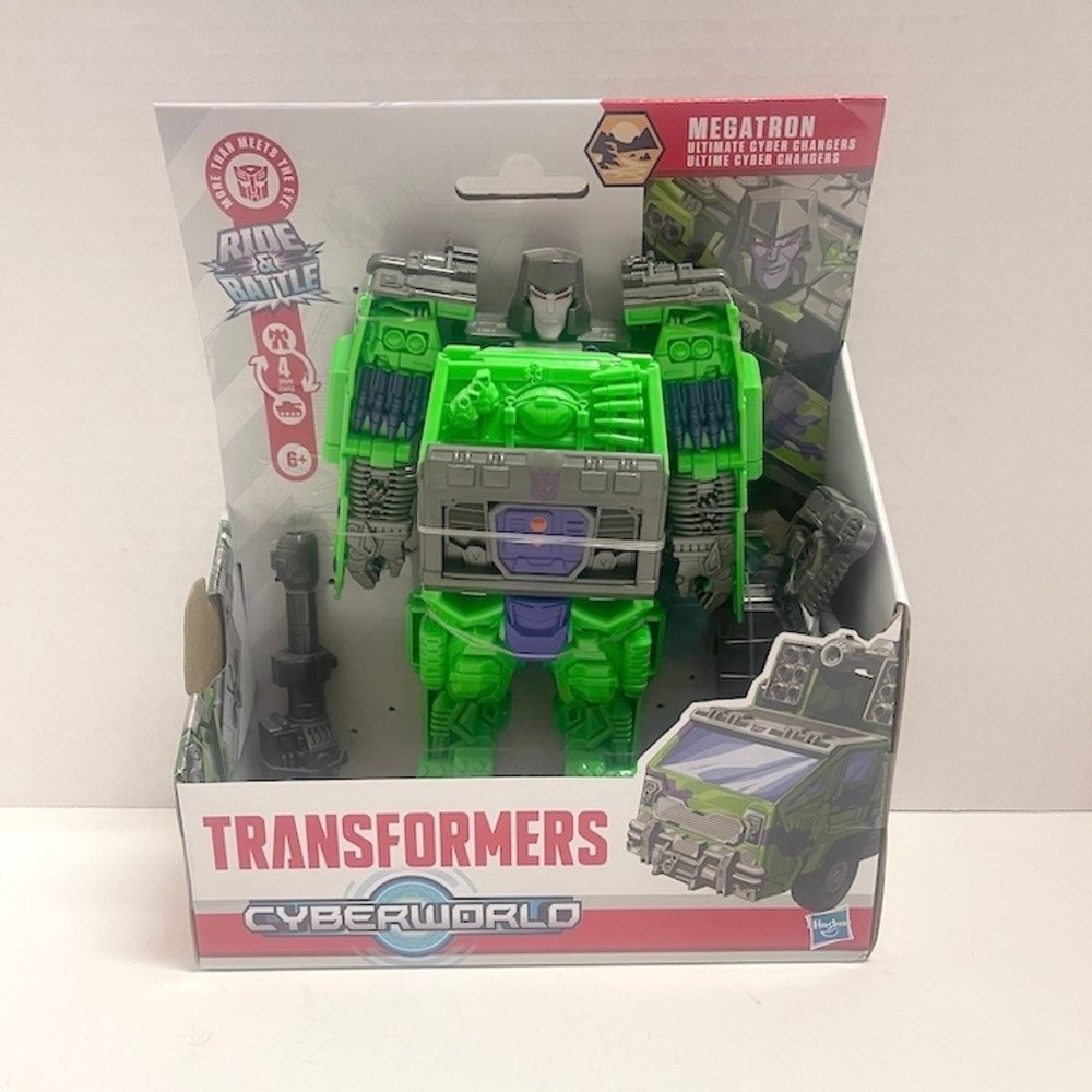 Transformers Cyberworld Ultimate Cyber Changers Megatron Action Figure NEW